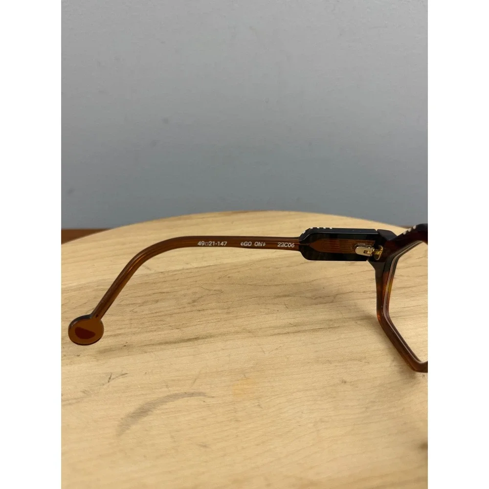 Anne & Valentin Go On 22C06 Tortoise Eyeglasses Frames 49-21-147 France W Case